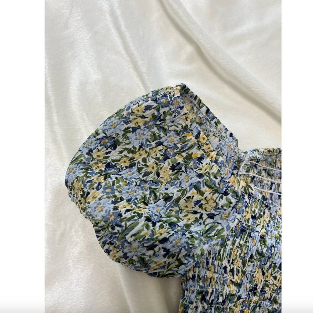 floral crop top - Picture 4 of 6